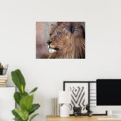 King Lion Poster (Heimbüro)