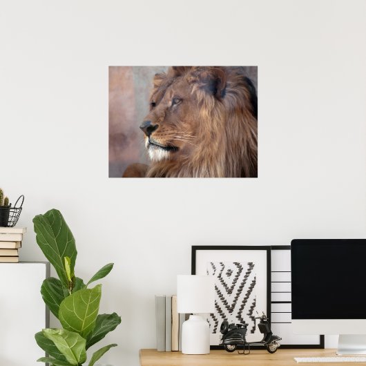 King Lion Poster (Heimbüro)