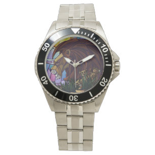 King Lion und Cubs Armbanduhr