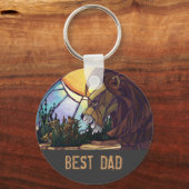 King Lion und Cubs, Best Vater Schlüsselanhänger (Vorderseite)