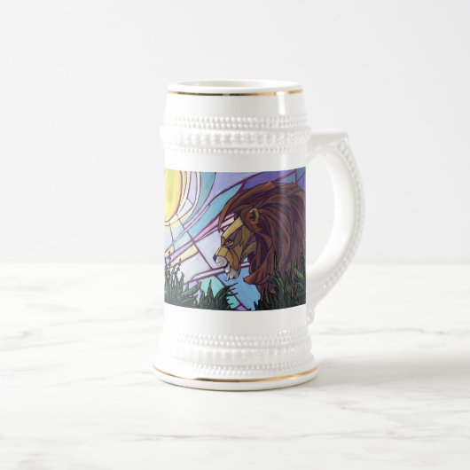 King Lion und Cubs Bierglas (VorderseiteRechts)