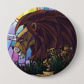 King Lion und Cubs Button (Vorderseite)