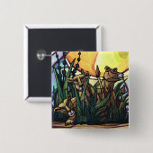 King Lion und Cubs Button (Vorne & Hinten)