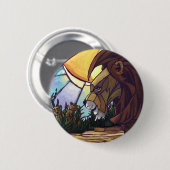 King Lion und Cubs Button (Vorne & Hinten)