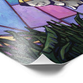 King Lion und Cubs Fotodruck (Ecke)