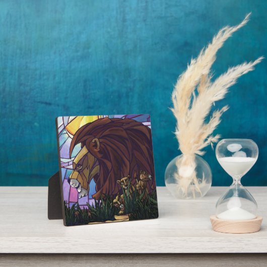 King Lion und Cubs Fotoplatte (InSitu)