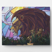 King Lion und Cubs Fotoplatte (Vorderseite)