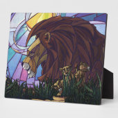 King Lion und Cubs Fotoplatte (Seite)