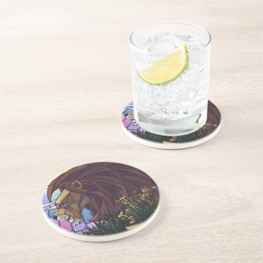 King Lion und Cubs Getränkeuntersetzer (Seite)