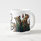 King Lion und Cubs Jumbo-Tasse (Vorderseite Rechts)