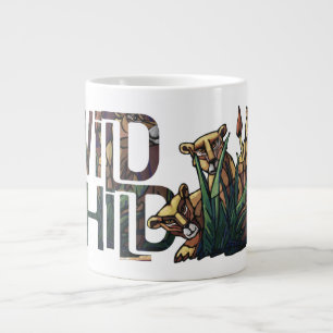 King Lion und Cubs Jumbo-Tasse