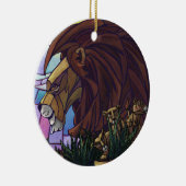King Lion und Cubs Keramikornament (Rechts)