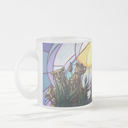 King Lion und Cubs Mattglastasse (Links)