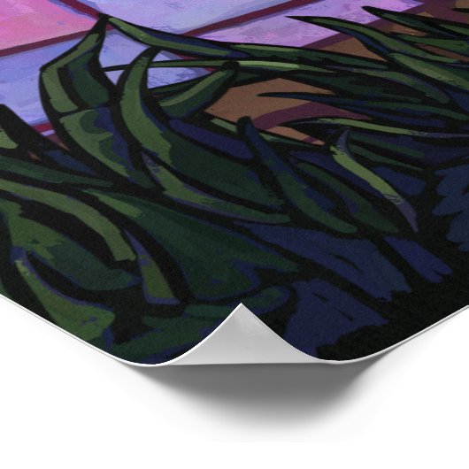 King Lion und Cubs Poster (Ecke)