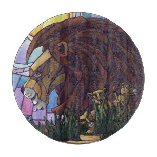 King Lion und Cubs Schneidebrett