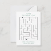 King Lion You Rule Classroom Valentine Card Mitteilungskarte (Rückseite)