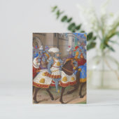 King Louis XII Le Voyage de Gênes Illustration Postkarte (Stehend Vorderseite)