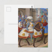 King Louis XII Le Voyage de Gênes Illustration Postkarte (Vorne/Hinten)