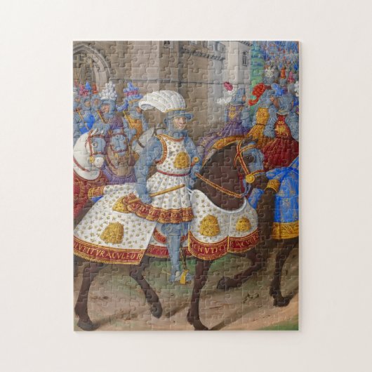 King Louis XII Le Voyage de Gênes Illustration Puzzle (Vertikal)