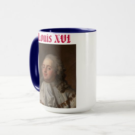 King Louis XVI. of France Coffee Cup Tasse (Vorderseite Links)