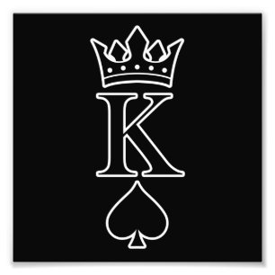 King Love Valentine Romantic Valentines Day Couple Fotodruck