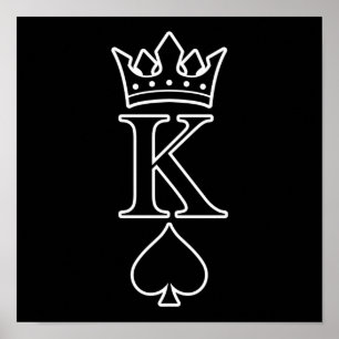 King Love Valentine Romantic Valentines Day Pärche Poster