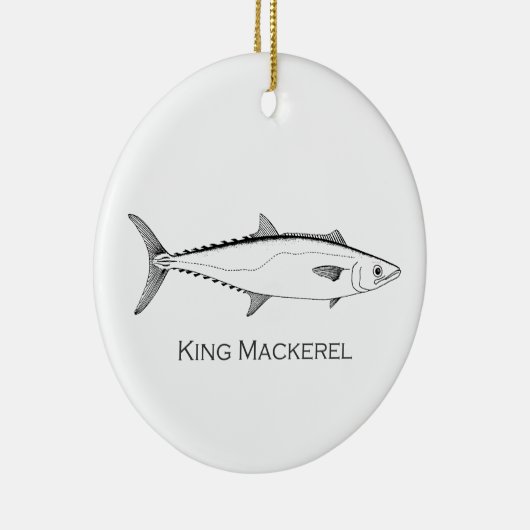 King-Mackerel-Logo Keramikornament (Rechts)