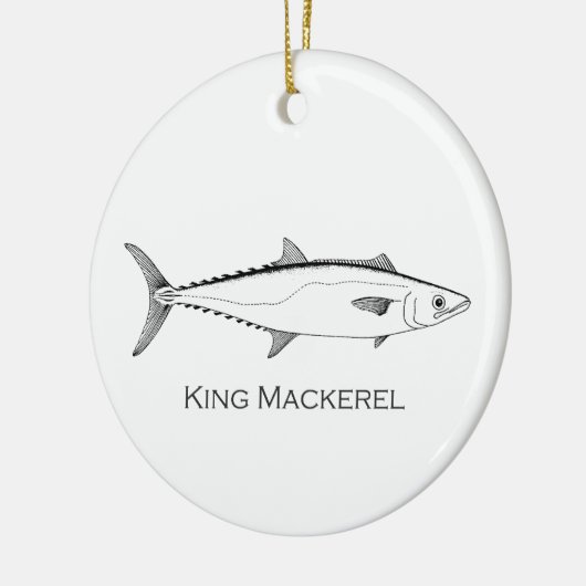 King-Mackerel-Logo Keramikornament (Links)