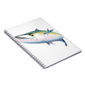 King Mackerel Schwimmen Notizblock (Rechte Seite)