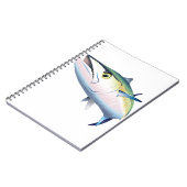 King Mackerel Schwimmen Notizblock (Linke Seite)