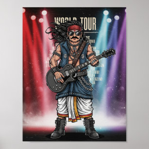 King Mahabali World Tour   Funny Onam Konzert Poster