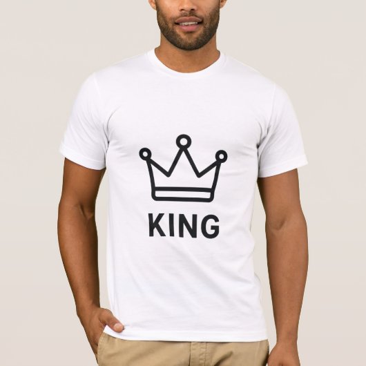 King Matching Shirts – Minimal Crown Line (Vorderseite)