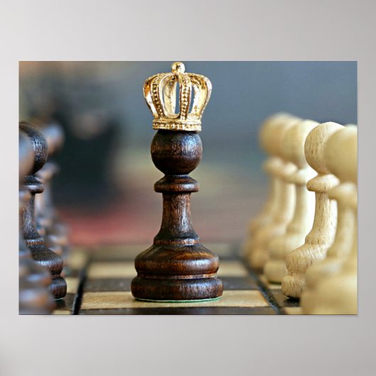 King Me-game of chess Poster (Vorne)