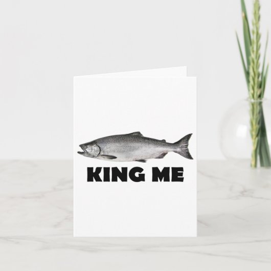 King Me Lmon Fischen Karte (Vorderseite)