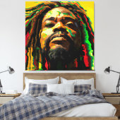 King Melanin Kings Men Bruh Leinwanddruck (Insitu (Schlafzimmer))