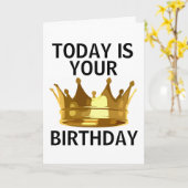KING MEN'S BIRTHDAY CARD KARTE (Gelbe Blume)