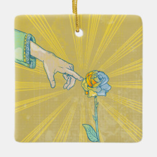 King Midas Golden Touch Keramikornament