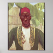King Mutesa of Buganda, from a photo Poster (Vorne)