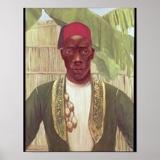 King Mutesa of Buganda, from a photo Poster (Vorne)