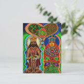 King n Queen Postkarte (Stehend Vorderseite)