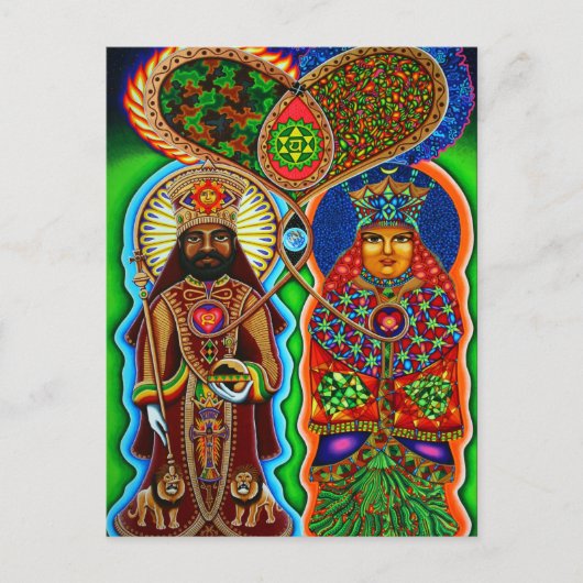 King n Queen Postkarte (Vorderseite)