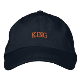 KING Name bestickte Hats bestickt Baseballkappe