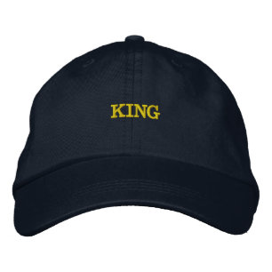 KING Name Erstellen Sie Ihren eigenen Text-Hat-Han Bestickte Baseballkappe