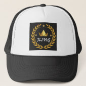 KING Name mit Logo Crown Image Charming-Cap Super Truckerkappe (Vorderseite)