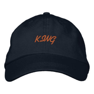 KING Name Sieht Bequem Gutaussehend Super-Hut Bestickte Baseballkappe