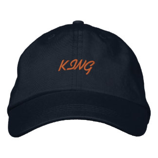 KING Name Sieht Bequem Gutaussehend Super-Hut Bestickte Baseballkappe