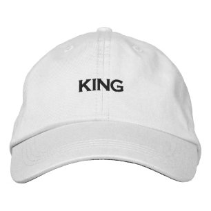 KING Name Text Bestickte Hüte & Mützen