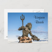 King Neptun Statue Postcard Postkarte (Vorne/Hinten)