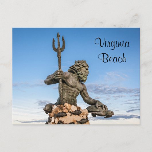 King Neptun Statue Postcard Postkarte (Vorderseite)