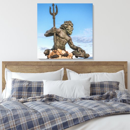 King Neptune Leinwanddruck (Insitu (Schlafzimmer))